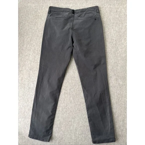 rag & bone Fit 2 Chino Pants Mens 34 Gray Slim Cotton Stretch - Picture 12 of 14